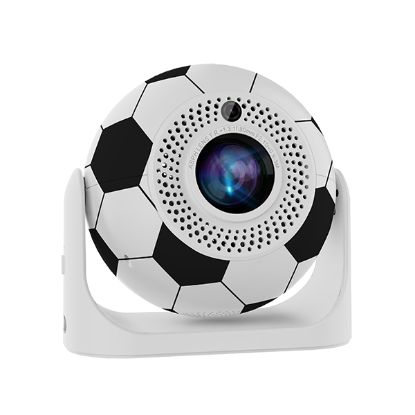 Hot Selling Auto Focus Keystone Wireless WiFi 6 BT Portable Mini Football Android 13 System 720P Smart Projector for Cartoon