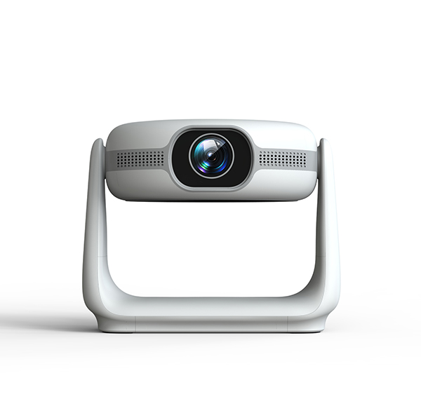 Newest LCD LED Portable Smart Projector with Built-in Battery 720P Android 11 4K 230ANSI Lumens Pocketable Camping Wireless WiFi